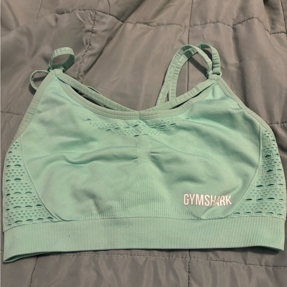 Gymshark Light Teal Sports Bra
